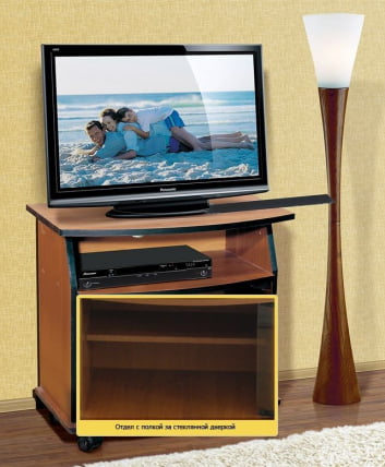 Тумба под ТВ Фант 2 Вишня Оксфорд_59942_1