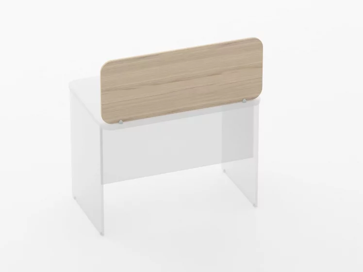 Экран разделительный прямой Glassy 5.14.10 Венге_1