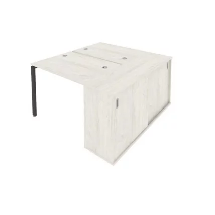 Рабочая станция с опорным шкафом-купе Metal SystemБ.Б.РС-СШК-1.1 Наварра/Антрацит_0