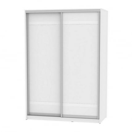 Шкаф-купе B-220х160х60-1(Белый-D9D9)_0