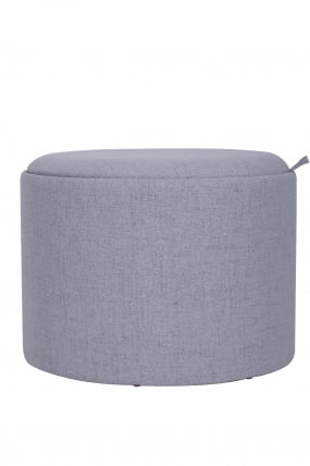 Пуф-столик с ящиком Хюгге L рогожка Серый_3