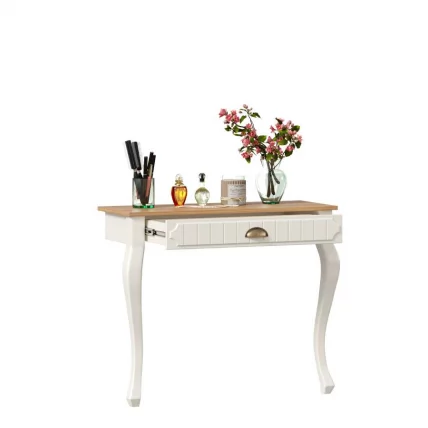 Стол туалетный Вилладжио ЛД 680.160.000 Алебастр/Дуб золотой_1