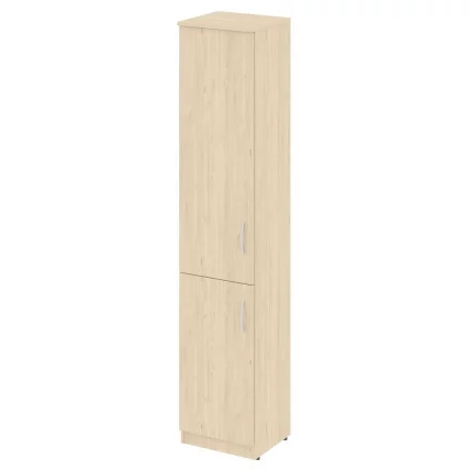 Шкаф высокий узкий левый (1 низкая дверь ЛДСП, 1 средняя дверь ЛДСП) NOVA S В.СУ-1.3 L Бук Артизан_0