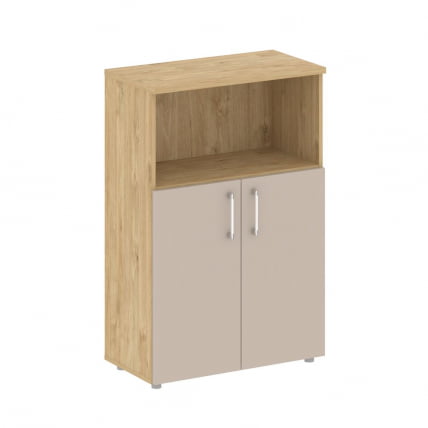 Шкаф средний широкий SHIFT SK.ST-2.1 Тиквуд Светлый/Капучино_0