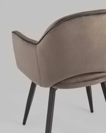 Стул Венера вращающийся велюр Коричневый_6