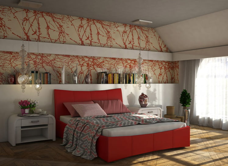 Кровать Stella Красный_68184_0