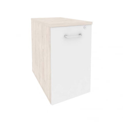 Тумба низкая выдвижная приставная / опорная ONIX O.VTPO-1.7 Денвер Светлый/Белый_0