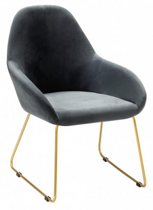 Стул Кент Диаг грей/Линк золото / Kent Diag grey/Линк_0