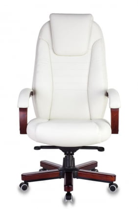 Кресло руководителя Бюрократ T-9923WALNUT/IVORY_1