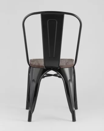 Стул Tolix Wood 850 Черный_5