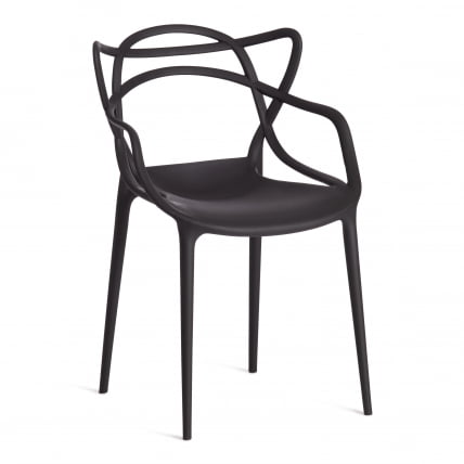 Стул Кат Чаир (мод. 028) пластик, 53 кс 59 кс 82,5 см, черный (Блаcк 3010) / Cat Chair (mod. x x (Black_0