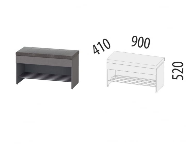 Банкетка Денвер 401.05_1