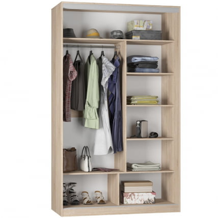 Шкаф-купе Б-230х135х60-2(ДКМ-Д10Д10) / B-230х135х60-2(ДКМ-D10D10)_1