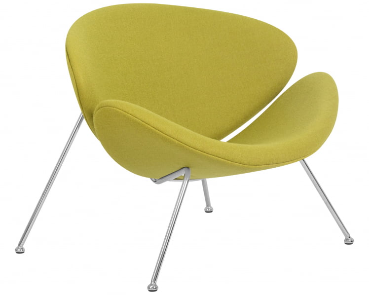 Кресло дизайнерское DOBRIN EMILY Светло-зеленая ткань AF3_1