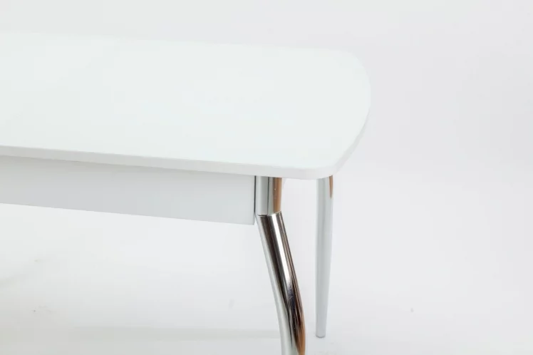 Стол обеденный Чикаго СТ(6191) белый,стекло белое_7