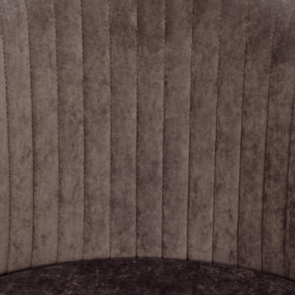 Кресло MELODY PLT флок , серый, 29_7