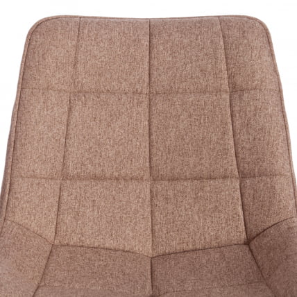 Стул ABRUZZO ( mod. 8060 ) / 1 шт. в упаковке металл,ткань, 42 х 60 х 84 х 49 см, ткань: серо-бежевый, ножки: черный_7