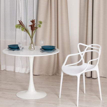Стул Кат Чаир (мод. 028) пластик, 53 кс 59 кс 82,5 см, белый (Вхите C0057) / Cat Chair (mod. x x (White C0057)_7