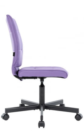 Кресло для персонала Everprof EP-300 Экокожа Сиреневый_2