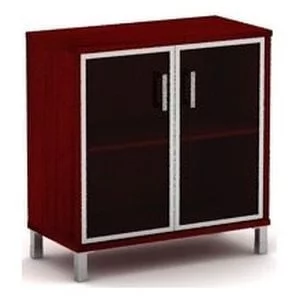 Стеллаж стекло в раме В410.4 Венге магия_0