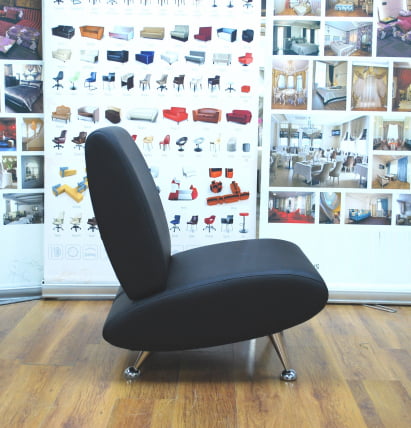 Кресло офисное Клерк 7 черное Екотекс 3001 / Ecotex_1