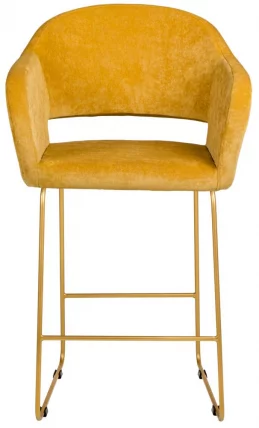 Стул полубарный Oscar (ПБ) Желт/ЛинкЗолот_1