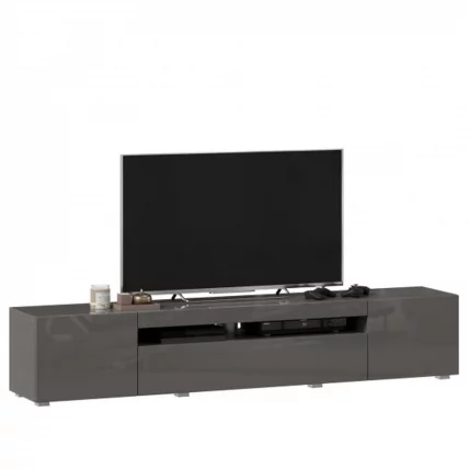 Тумба под ТВ 2000 Бруклин ЛД 685.030.000 М Оникс Серый глянец_2