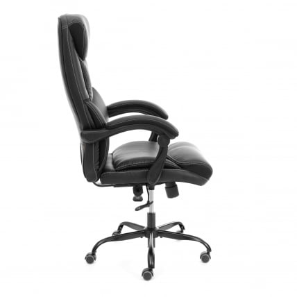 Кресло руководителя Cambridge metalBL кож/зам/ткань, черный/черный, 36-6/11_1