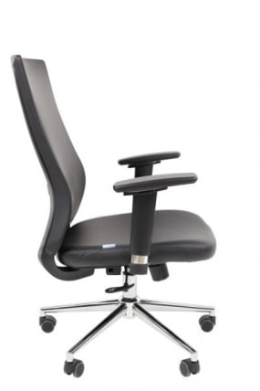 Офисное кресло CХАИРМАН 500 ЛЮКС (ЛУКС) ЭКО Б/П экокожа Черный / CHAIRMAN (LUX)_5