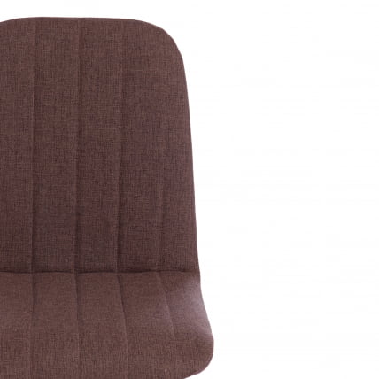 Стул ARC ткань/металл, 46 х 52 х 88 см, коричневый 01/черный_5