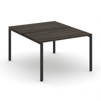 Рабочая станция двухсторонняя на 2 места CONCEPT CN.DRS-002 Дуб Мали Черный_0