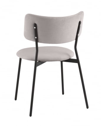 Стул Амелия велюр светло-серый_3