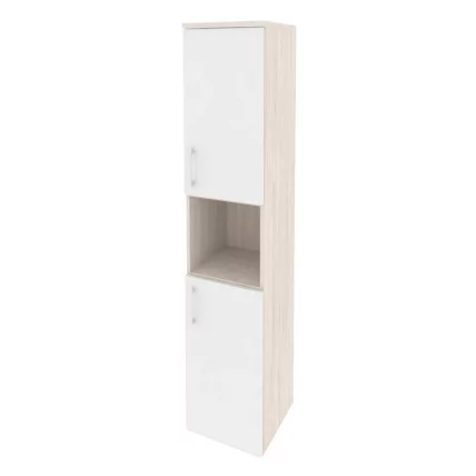 Шкаф высокий узкий правый ONIX O.SU-1.5(R) Денвер Светлый/Белый_0