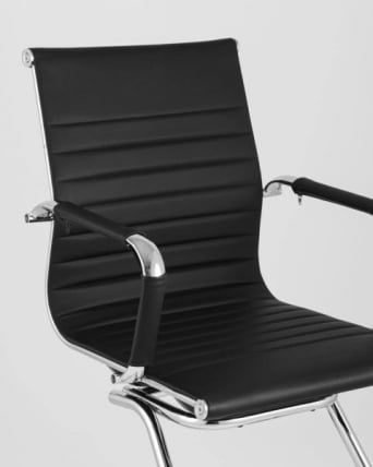 Кресло для посетителей ТопЧаирс Висит черное 2 шт. / TopChairs Visit_6