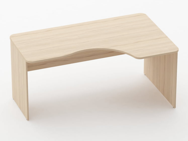 Стол угловой Glassy 1.14.16Пр Орех_0