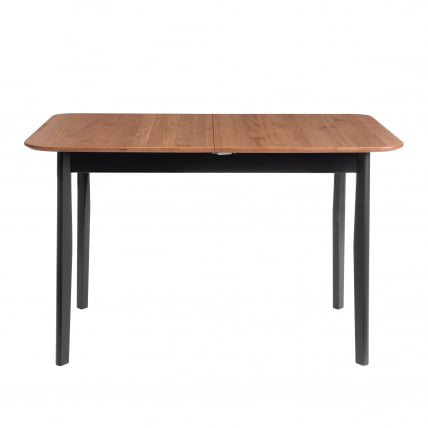 Стол Соната Люкс раздвижной/Sonata Lux extension table массив сосны, антик/черный, 120-(150)х75х73 см_5