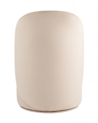 Пуф Loreen вращающийся велюр Молочный_3