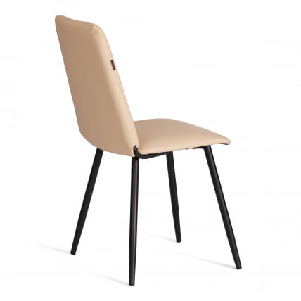 Стул обеденный Asti TREND, экокожа, бежевая, 47х54х86 см_2