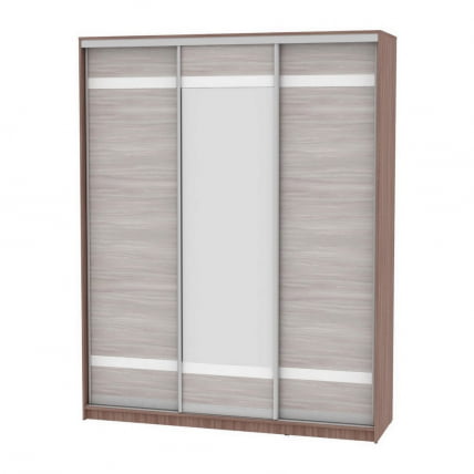 Шкаф-купе Б-220х180х60-3(ЯШТ-ЯШС-Д9Д10Д9) / B-220х180х60-3(ЯШТ-ЯШС-D9D10D9)_0