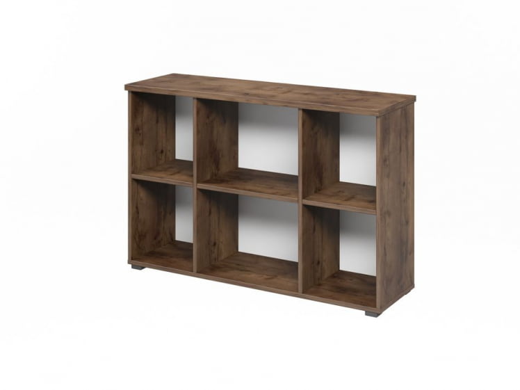 Стеллаж низкий LEMO L-69 Таксония шоколадная_0