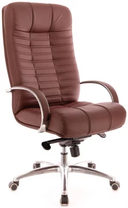 Кресло руководителя Atlant AL M кожа Коричневый_0