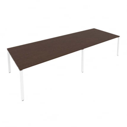 Переговорный стол (2 столешницы) Metal System Б.ПРГ-2.5 Венге/Белый_0