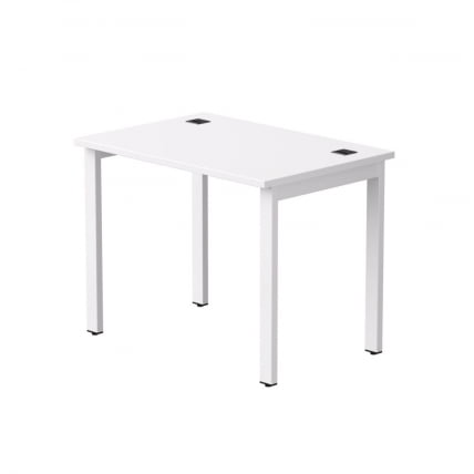 Стол прямой на металлокаркасе, опоры 90 гр Everprof EVO 254S005 Белый_0