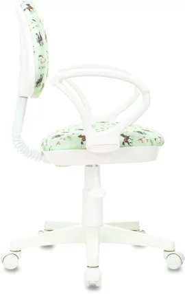 Кресло детское Бюрократ KD-3/WH/ARM/HORSE-GN_2