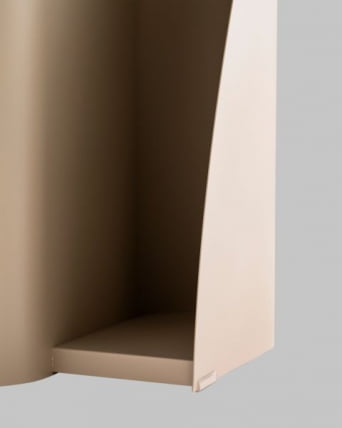 Журнальный столик Yvaine металл бежевый_5