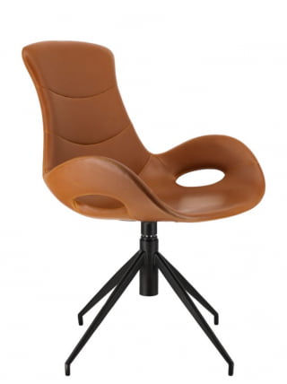 Стул Everprof Freedom Экокожа Коричневый_0