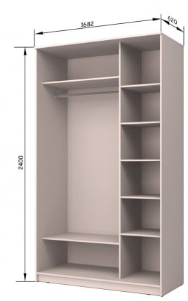 Шкаф-купе Хит-24-17-15 Бук бавария светлый_3