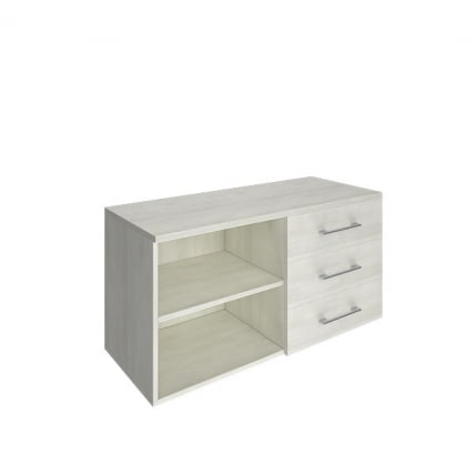 Тумба сервисная универсальная YALTA LT-TS 2 Снежная Платина_0