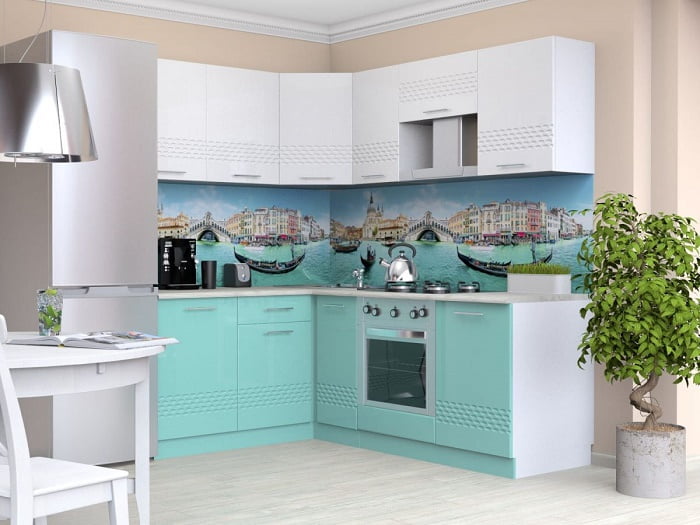 Глянцевый фартук (КОМПОЗИТ) KM 41_2