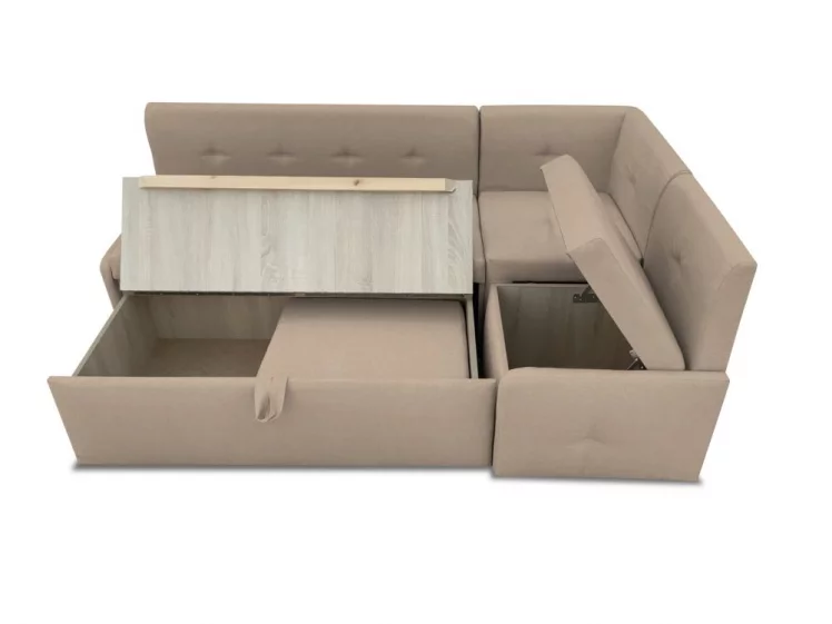 Кухонный уголок Вена рогожка Savana Plus Ivory_3